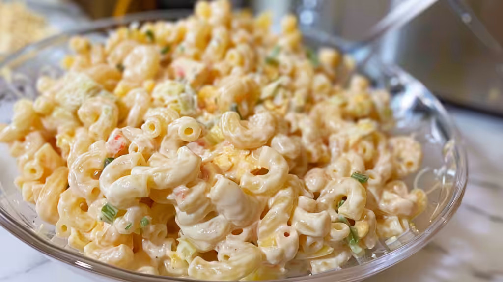 Creamy Macaroni Salad for Cozy Gatherings (Easy & Family-Friendly)